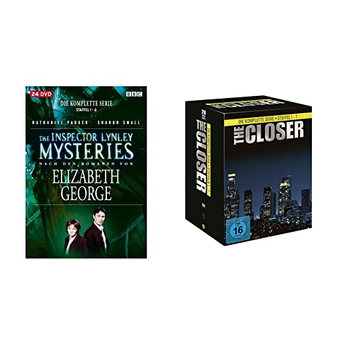 The Inspector Lynley Mysteries - Die komplette Serie [24 DVDs] & The Closer - Die komplette Serie (Staffel 1-7) (exklusiv bei Amazon.de) [Limited Edition] [28 DVDs] von INSPECTOR LYNLEY