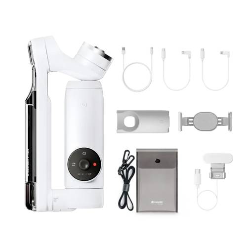 Insta360 Flow Creator Kit Gimbal elektrisch Weiß Bluetooth Belastbar bis 300g von INSTA360