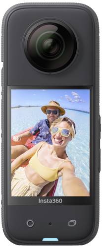 Insta360 X3 360° Action Cam Touch-Screen, WLAN, 5K, Wasserfest, Zeitraffer, Webcam von INSTA360