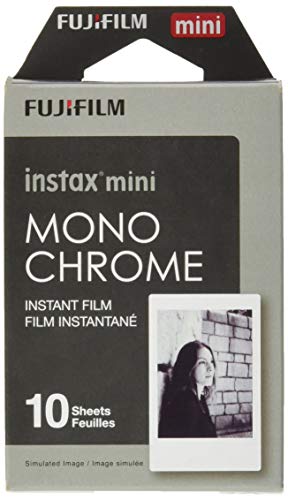Fujifilm 2 x Instax Mini Monochrome Instant Film, 10 Stück, schwarz/weiß (16531960 2) von INSTAX