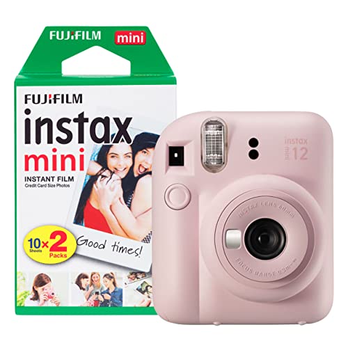 Fujifilm Instax Mini 12 Sofortbildkamera, mit 20 Aufnahmen, Blossom Pink von INSTAX