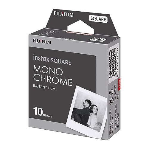 INSTAX 16671332 Fujifilm Instax Square WW 1 Sofortbild-Film, Monochrome, Quadrat von INSTAX