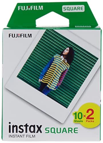 INSTAX Square Film (20/PK), Farbig, Weiß von INSTAX