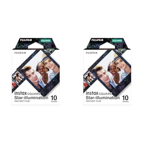 INSTAX Square Film Star Illumination, 10 Stück (Packung mit 2) von INSTAX