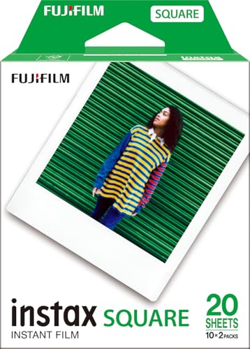 INSTAX Square ISO 800 Film with White Border, 2 X 10 Shot Pack von INSTAX