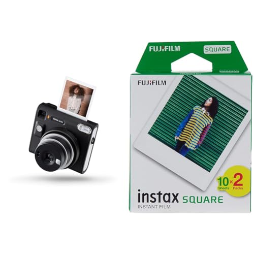 INSTAX Square SQ 40 Sofortbildkamera & Square Film (20/PK) von INSTAX