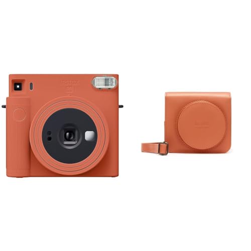 INSTAX Square SQ1 Terracotta Orange + Kameratasche Square SQ 1 Tasche in Terracotta orange von INSTAX