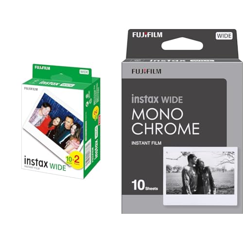 Instax Wide Film, 2-er Pack & Instax Wide Monochrome Filme von INSTAX