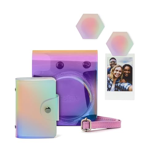 instax Mini 12 Iridescent Accessory Kit, Inhalt: Tasche, Fotoalbum, Kühlschrankmagneten von INSTAX