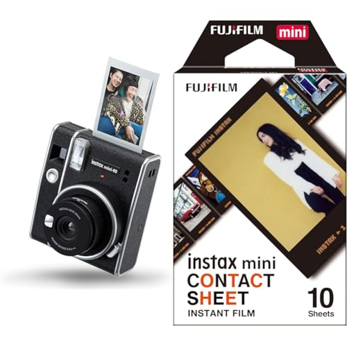 instax Mini 40 Sofortbildkamera + instax Mini Film Contact Sheet Rahmen von INSTAX