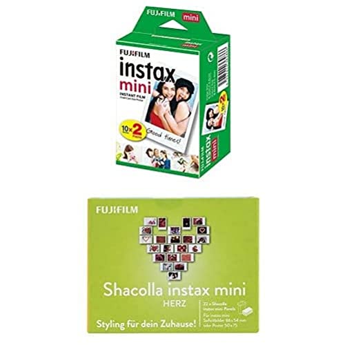 instax Mini Film, Doppelpack + Shacolla Herz von INSTAX