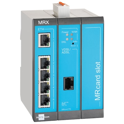 INSYS icom MRX3 DSL-B modularer VDSL-/ADSL-Router Annex J/B VPN VDSL2 ADSL/2/2+ von INSYS icom