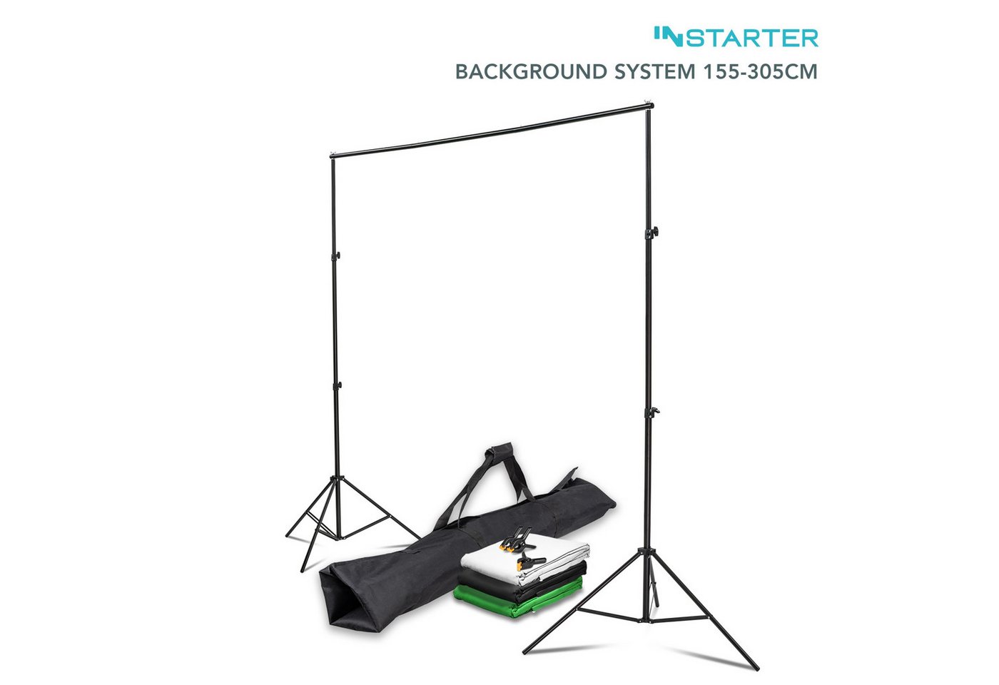 INStarter Fotohintergrund Background System 155 - 305 cm von INStarter