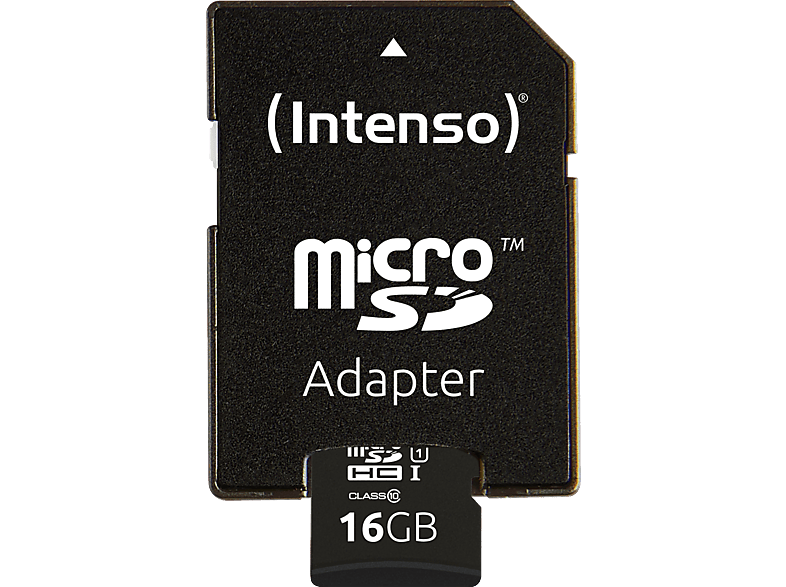 INTENSO 3423470 MicroSDHC Klasse 10 UHS-1, 16 GB INTENSO 3423470 MicroSDHC Klasse 10 UHS-1, 16 GB von INTENSO