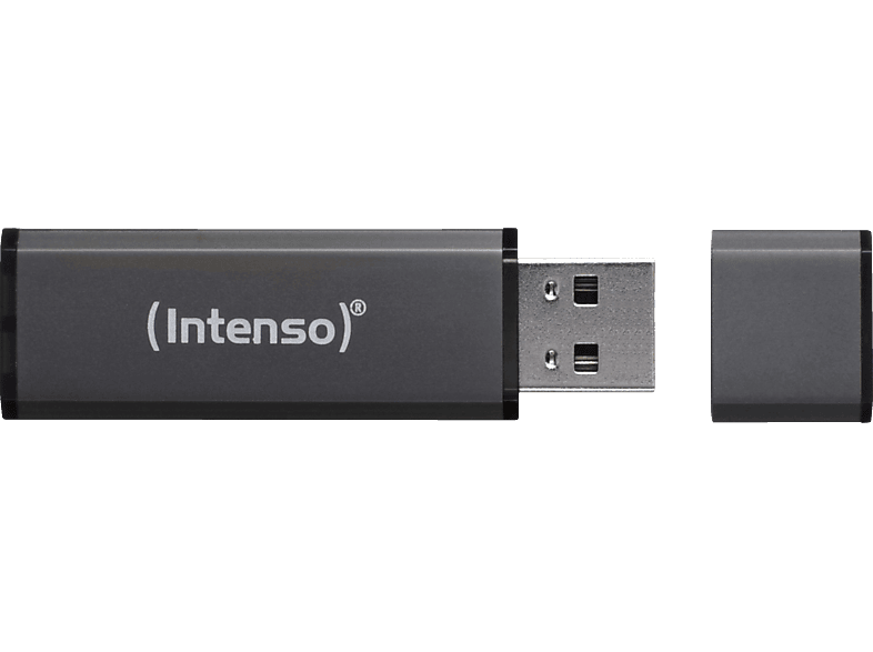 INTENSO Alu Line USB-Stick, 32 GB, 28 MB/s, Anthrazit von INTENSO