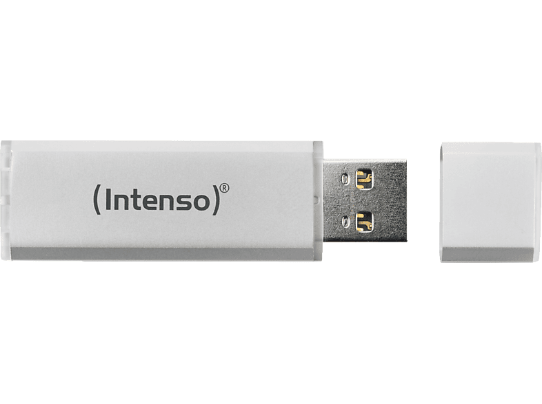 INTENSO Alu Line USB-Stick, 32 GB, 28 MB/s, Silber von INTENSO