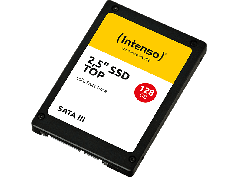 INTENSO Top Performance Festplatte, 128 GB SSD SATA 6 Gbps, 2,5 Zoll, intern von INTENSO