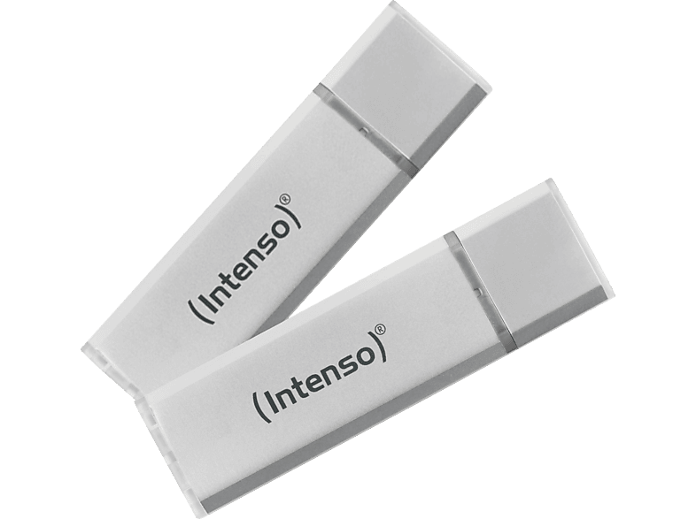 INTENSO Ultra Line Doppelpack USB-Stick, 32 GB, 70 MB/s, Silber von INTENSO
