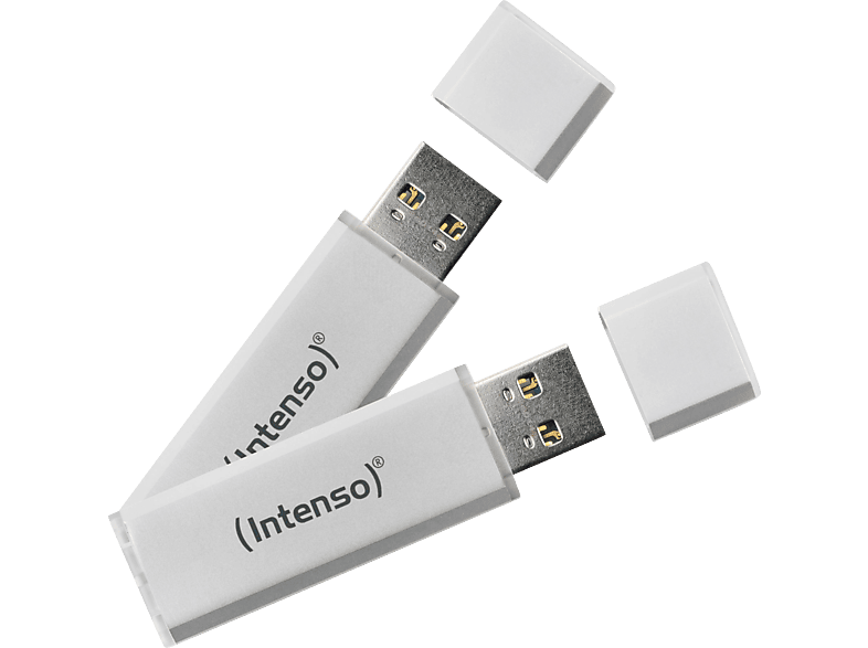 INTENSO Ultra Line Doppelpack USB-Stick, 64 GB, 70 MB/s, Silber von INTENSO