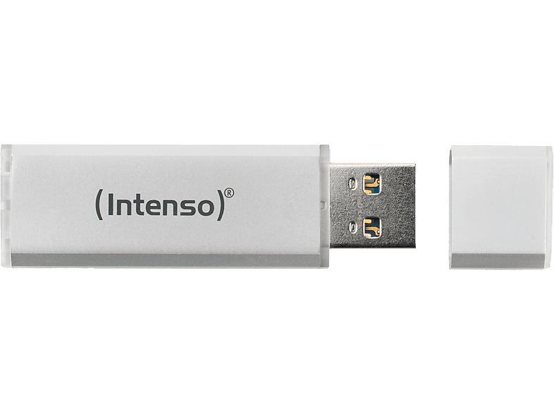 INTENSO Ultra Line USB-Stick, 128 GB, 35 MB/s, Silber von INTENSO