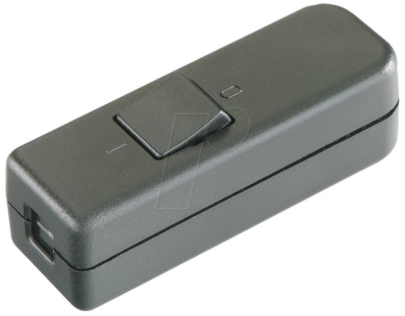 SZS-6 SS - Schnur-Zwischenschalter mit Wippe, 1x Aus von INTER BÄR GMBH