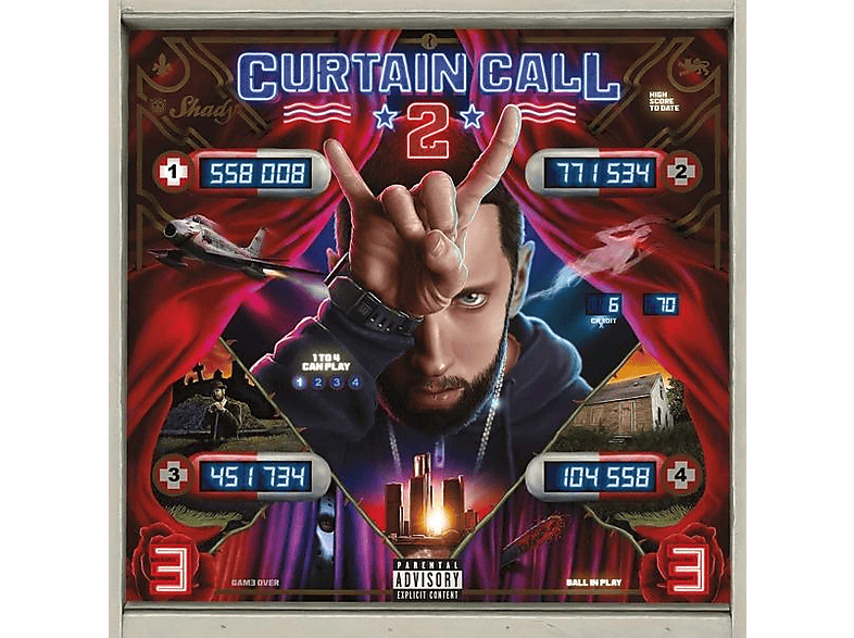 Eminem - Curtain Call 2 (LTD. Orange Vinyl) (Vinyl) von INTERSCOPE