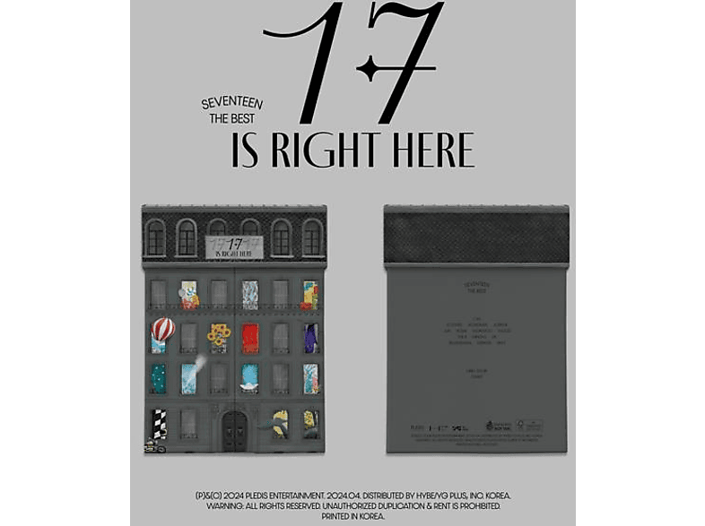 SEVENTEEN - BEST ALBUM "17 IS RIGHT HERE" (HERE Ver.) (CD) von INTERSCOPE