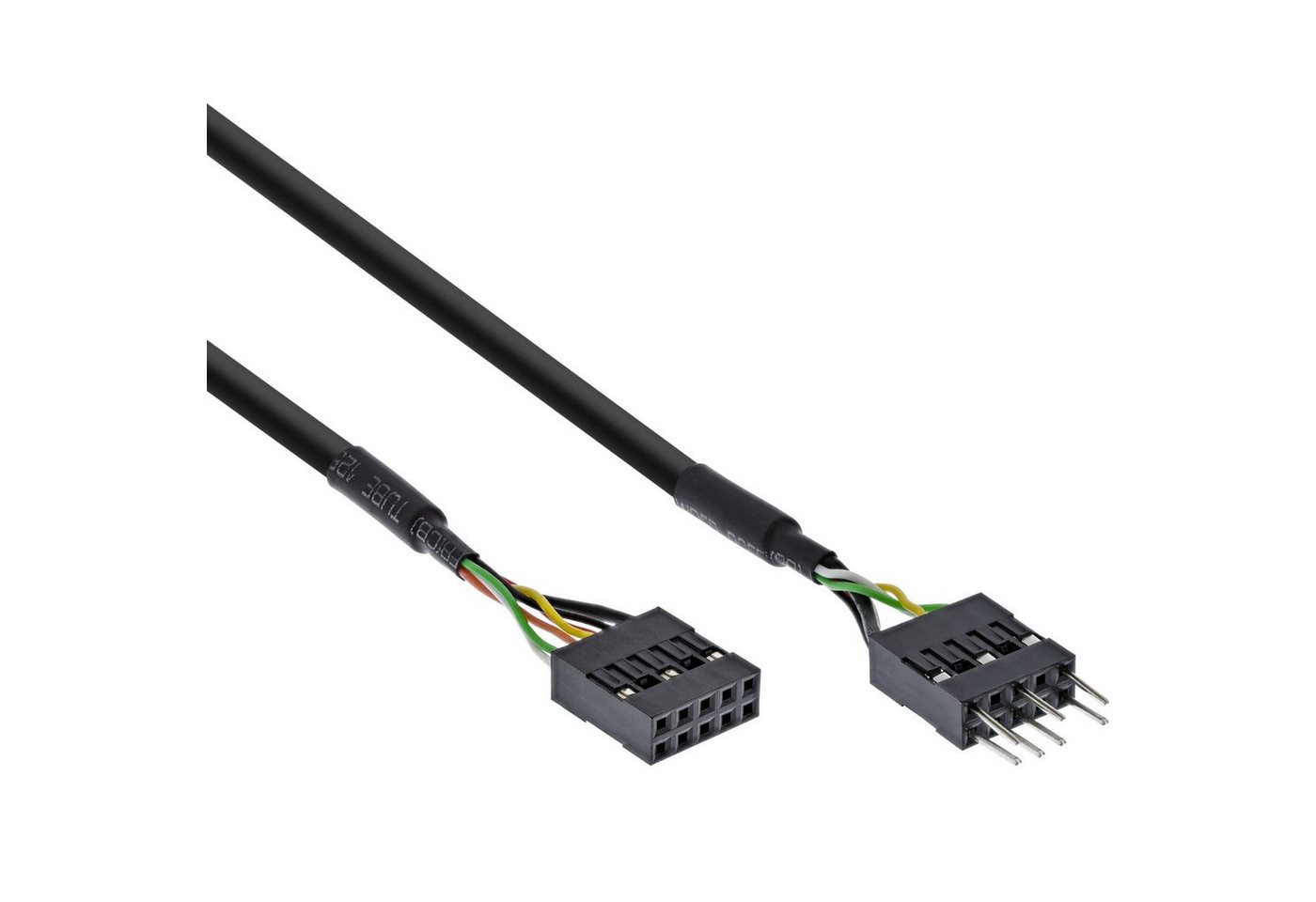 Inline InLine® Audiokabel Verlängerung intern, für HD audio und AC97, 0,4m Audio-Kabel von Inline