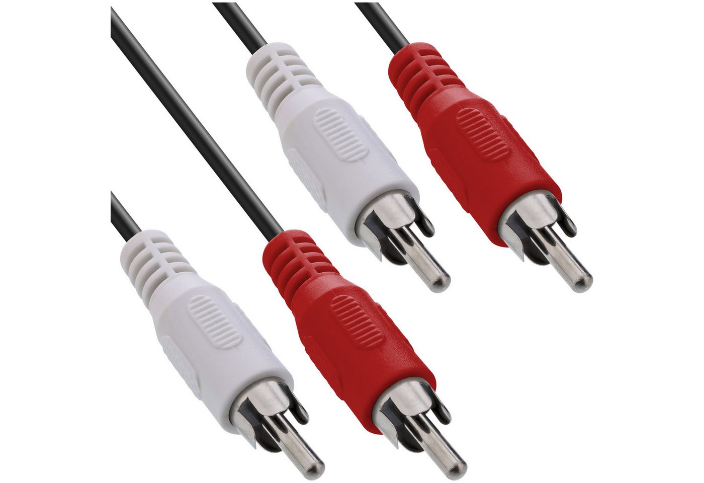 Inline InLine® Cinch Kabel, 2x Cinch, Stecker / Stecker, 5m Audio- & Video-Kabel von Inline