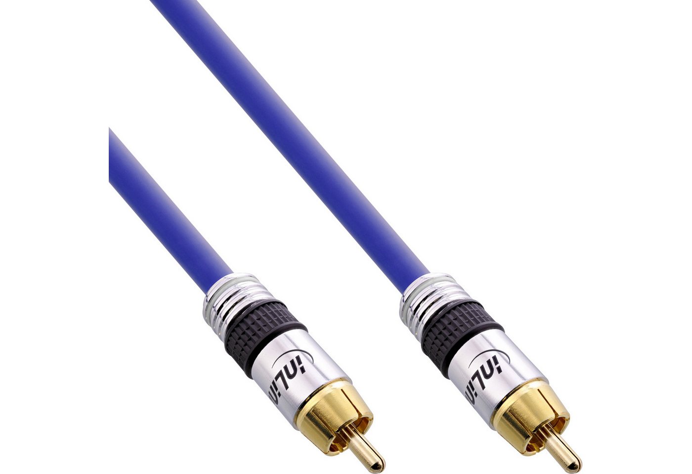 Inline InLine® Cinch Kabel AUDIO, PREMIUM, 1x Cinch Stecker / Stecker, 2m Audio- & Video-Kabel von Inline