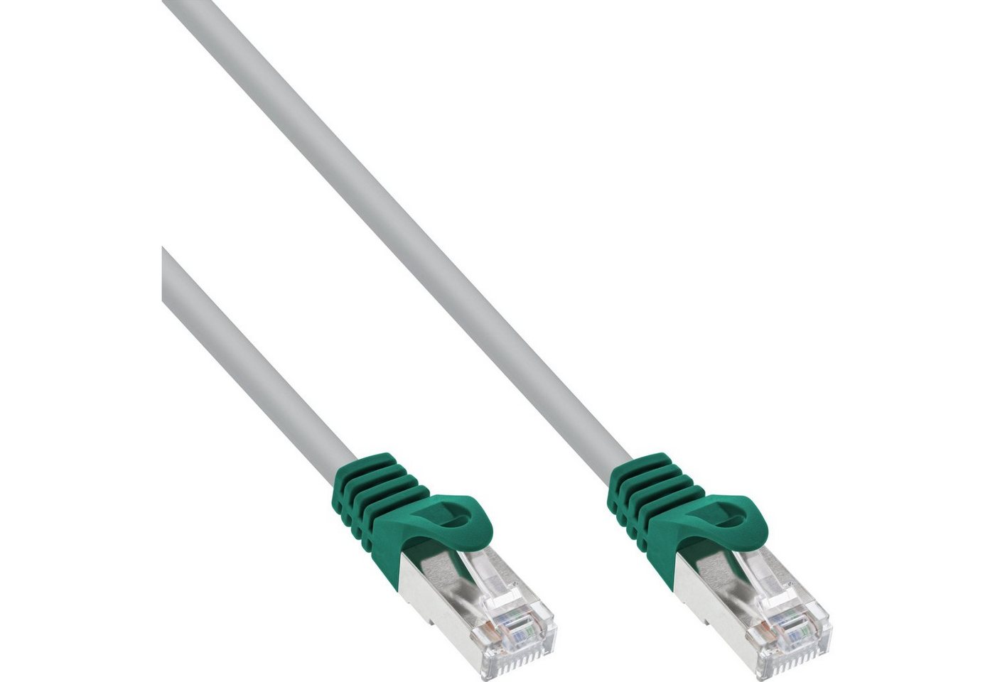 INTOS ELECTRONIC AG InLine® Crossover Patchkabel, F/UTP, Cat.5e, grau, 2m LAN-Kabel von INTOS ELECTRONIC AG