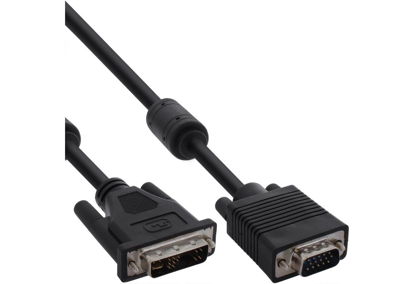 Inline InLine® DVI-A Kabel, analog 12+5 Stecker auf 15pol HD Stecker VGA, 2m Computer-Kabel von Inline