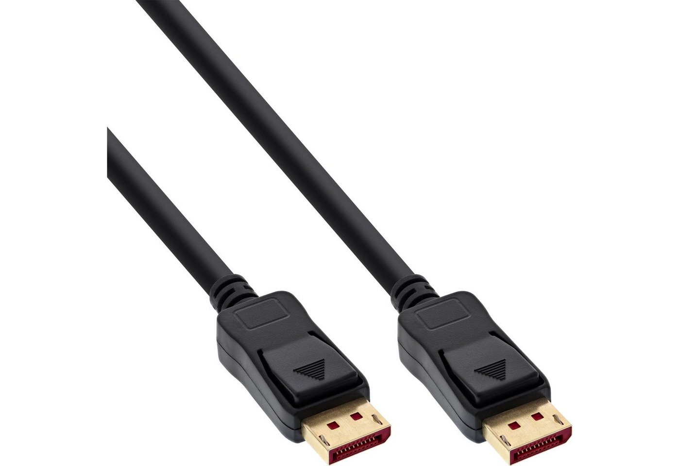 INTOS ELECTRONIC AG InLine® DisplayPort 1.4 Kabel, 8K4K, schwarz, vergoldete Kontakte, 1m Computer-Kabel von INTOS ELECTRONIC AG