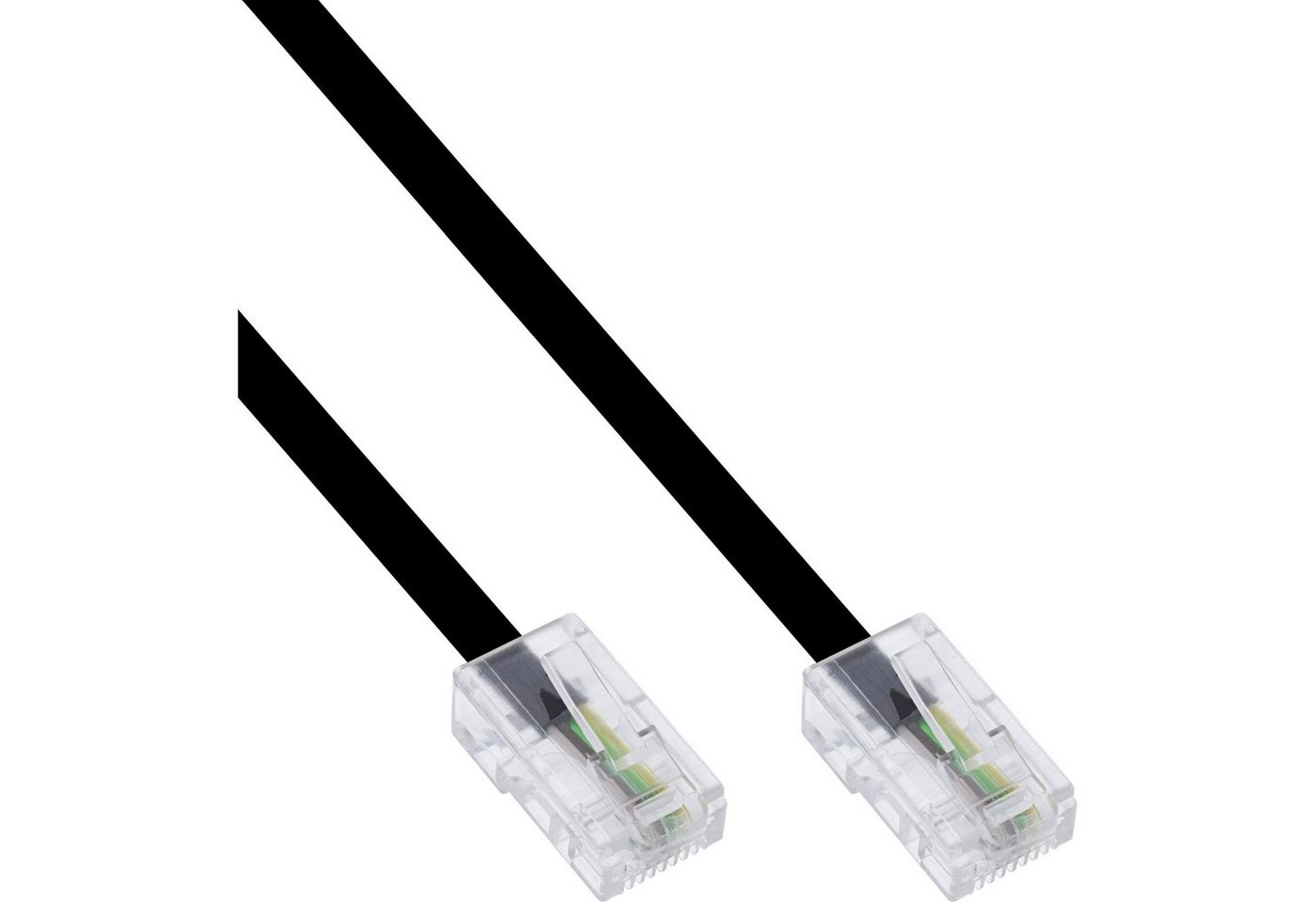 Inline InLine® ISDN Anschlusskabel, RJ45 Stecker/Stecker (8P8C), 20m Telefonkabel von Inline