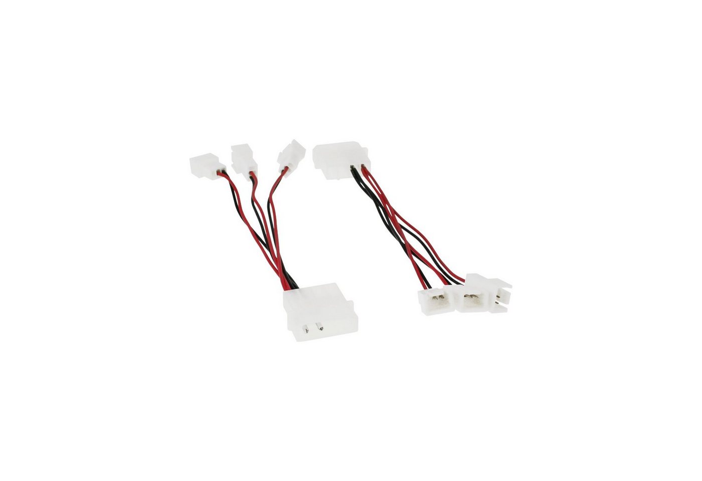 INTOS ELECTRONIC AG InLine® Lüfter Adapterkabel, 12V zu 5V, für 3 Lüfter Computer-Kabel von INTOS ELECTRONIC AG