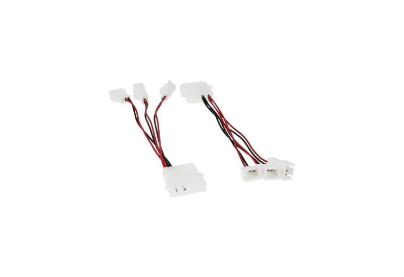 Inline InLine® Lüfter Adapterkabel, 12V zu 5V, für 3 Lüfter Computer-Kabel von Inline