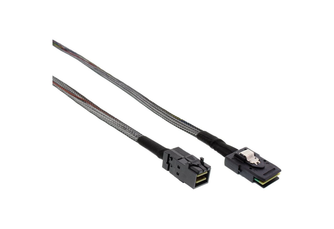 INTOS ELECTRONIC AG InLine® Mini-SAS HD Kabel, SFF-8643 zu SFF-8087, mit Sideband, 0,5m Computer-Kabel von INTOS ELECTRONIC AG