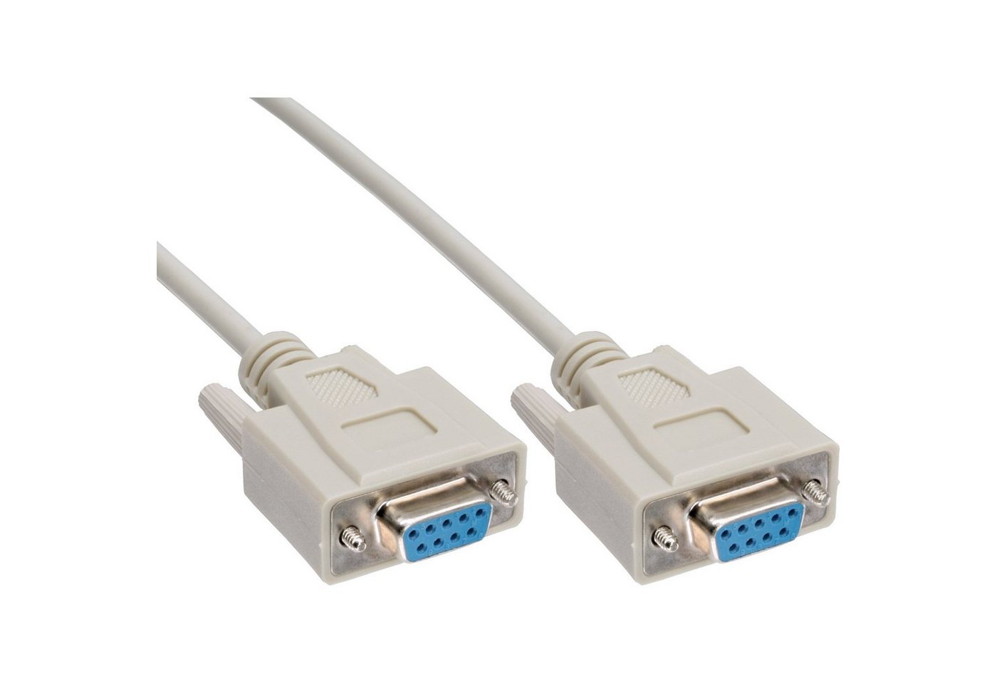 Inline InLine® Nullmodemkabel, 9pol Buchse / Buchse, 5m, vergossen Computer-Kabel von Inline