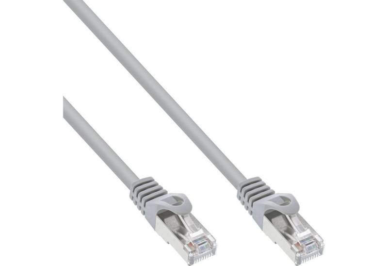 Inline InLine® Patchkabel, F/UTP, Cat.5e, grau, 0,5m LAN-Kabel von Inline