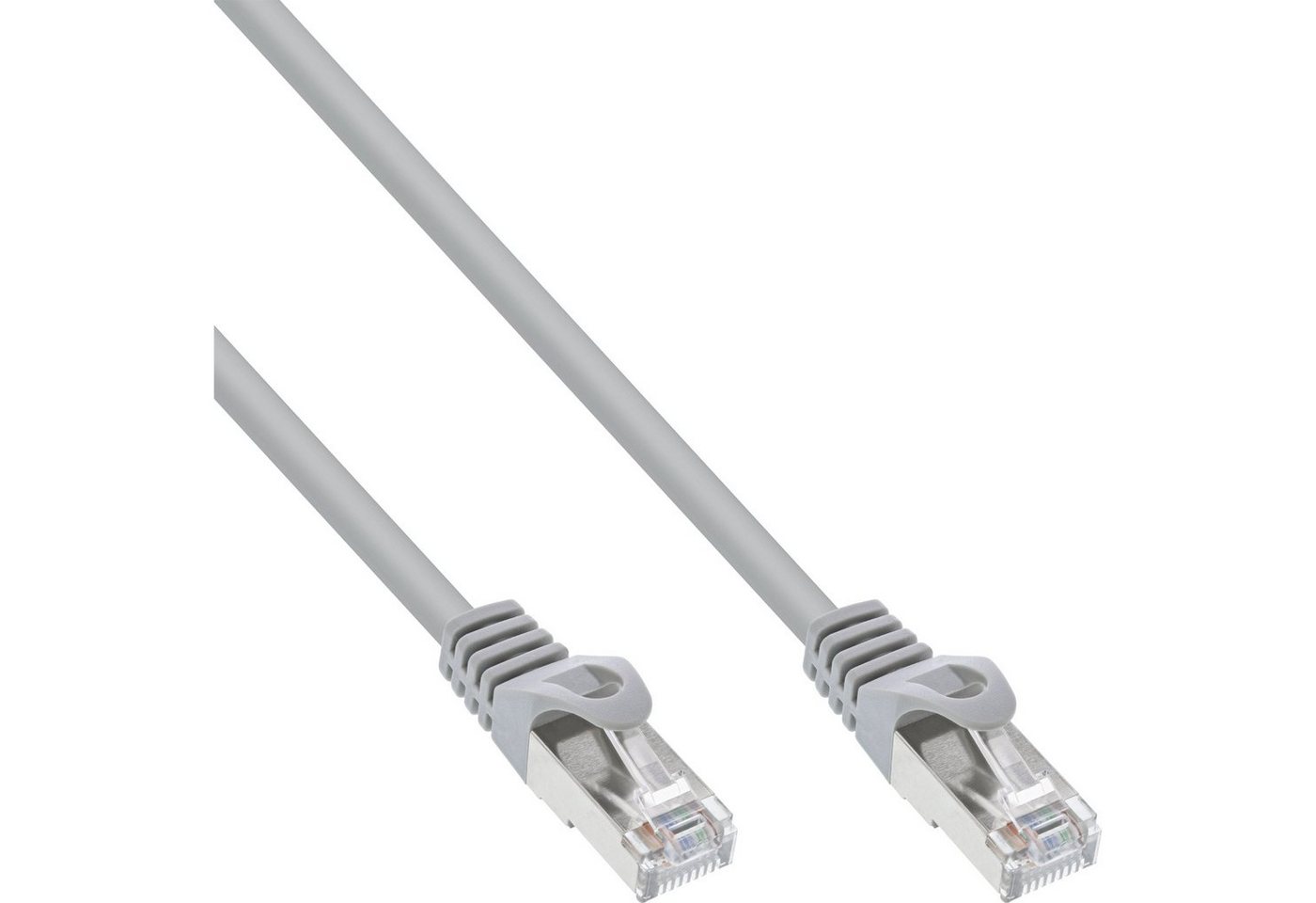 INTOS ELECTRONIC AG InLine® Patchkabel, F/UTP, Cat.5e, grau, 15m LAN-Kabel von INTOS ELECTRONIC AG