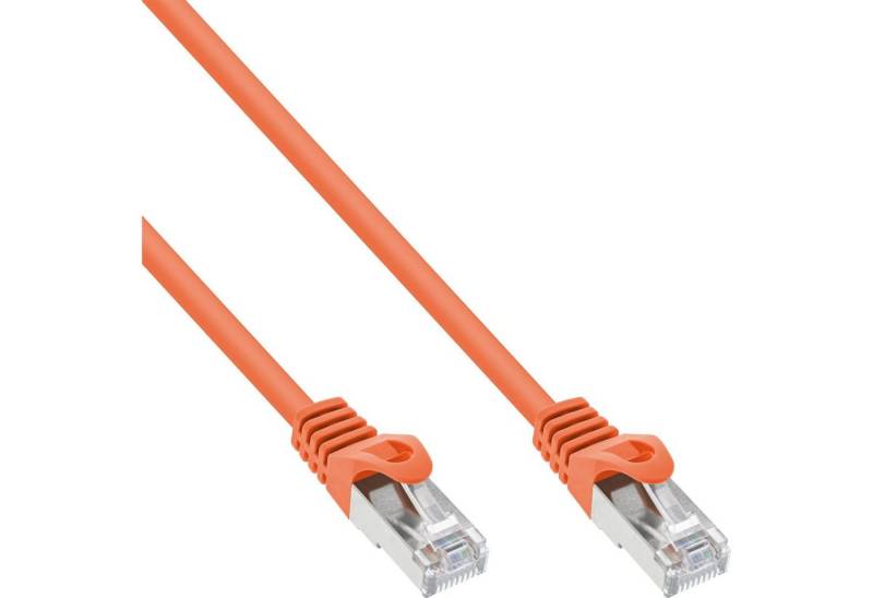 INTOS ELECTRONIC AG InLine® Patchkabel, SF/UTP, Cat.5e, orange, 0,5m LAN-Kabel von INTOS ELECTRONIC AG