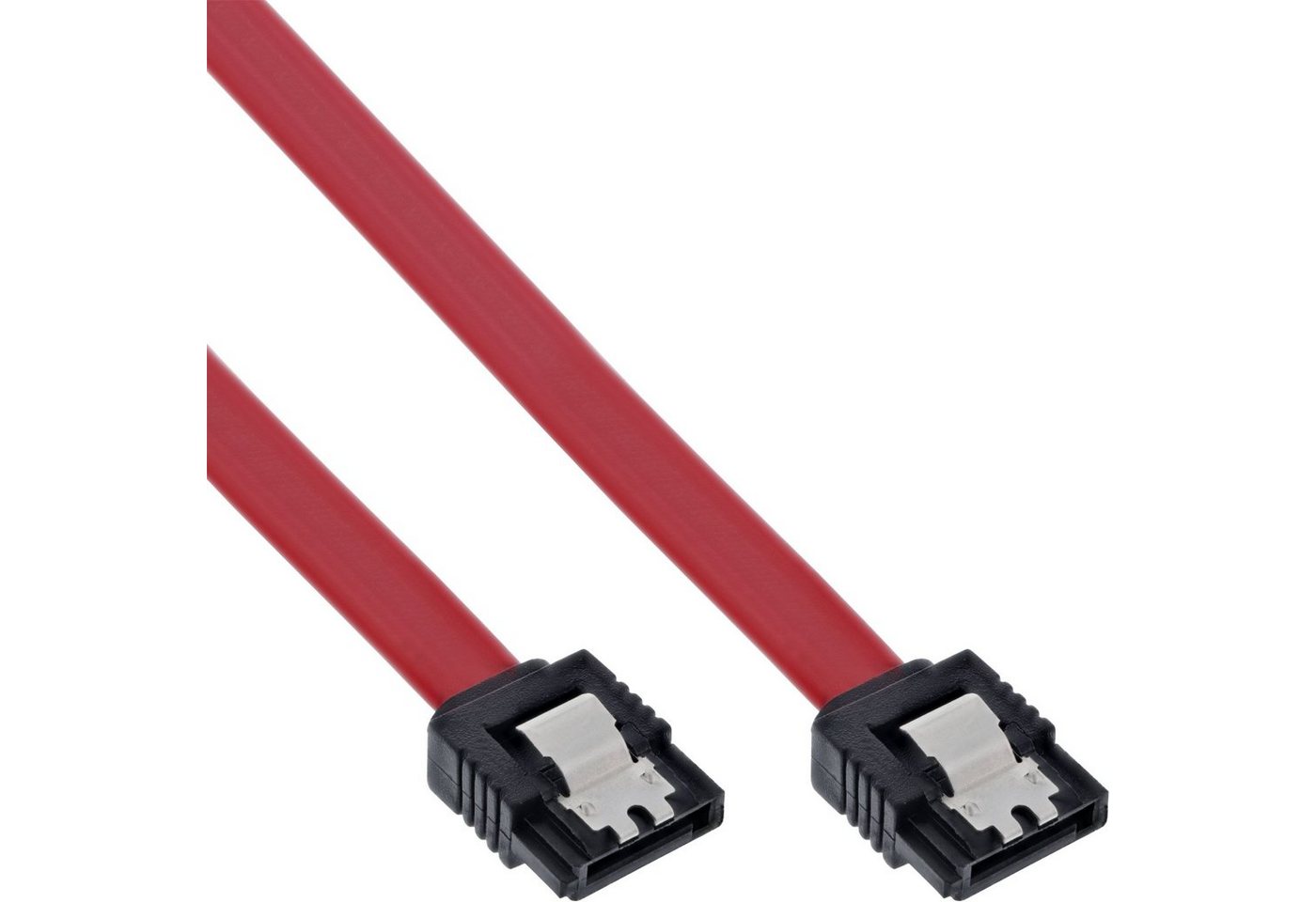 Inline InLine® SATA Anschlusskabel, mit Sicherheitslasche, 0,5m Computer-Kabel von Inline
