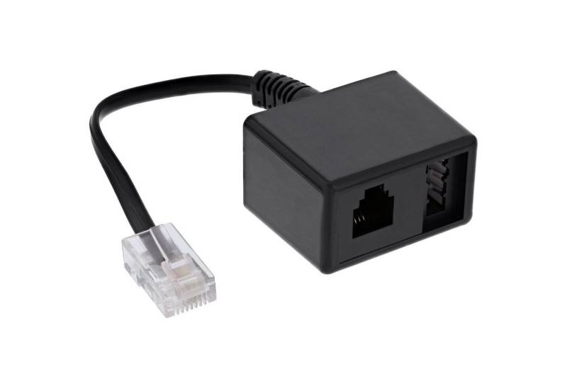 INTOS ELECTRONIC AG InLine® TAE Adapterkabel RJ45 Stecker auf TAE-N & RJ11 Buchse Telefonkabel von INTOS ELECTRONIC AG