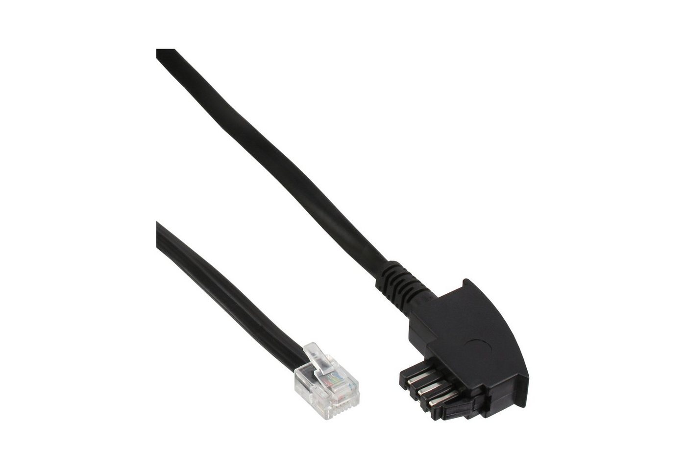 INTOS ELECTRONIC AG InLine® TAE-N Anschlußkabel, TAE-N zu RJ11 (6P4C), 1m Telefonkabel von INTOS ELECTRONIC AG