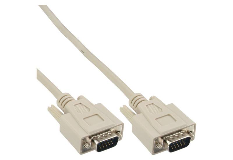 INTOS ELECTRONIC AG InLine® VGA Kabel, 15pol HD Stecker / Stecker, 5m Computer-Kabel von INTOS ELECTRONIC AG