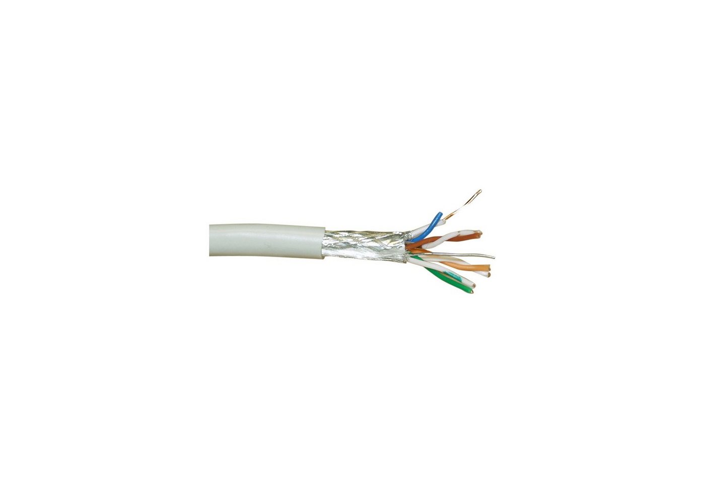 INTOS ELECTRONIC AG InLine® Verlegekabel, SF/UTP, Cat.5e, AWG24 CU, halogenfrei, 300m Computer-Kabel von INTOS ELECTRONIC AG