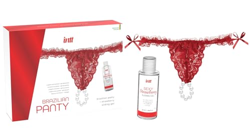 INTT RELEASES - Brazilian RED Panty with Pearls and LUBRICATING Gel 50 ML von INTT RELEASES