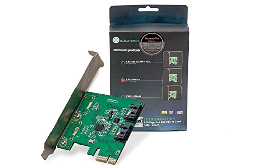 Syba SY-PEX40039 2 Port SATA III PCI-EXPRESS 2.0 x 1 Controller Karte von IO Crest