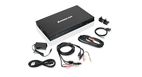 IOGEAR 16-Port USB HDMI KVM Switch - OSD - Cascade - W/USB KVM Kabel Set (TAA) GCS1816H von IOGEAR