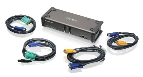 IOGEAR 2 Port Dual View KVM Switch W/Audio/USB Periph Sharing, GCS1742 (W/Audio/USB Periph Sharing) von IOGEAR